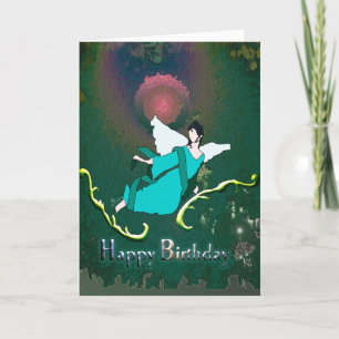 De Remerciements Angel univers stardust Joyeuse carte d'anniversair