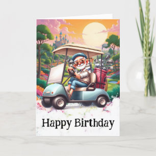 De Remerciements *~* AP94 Senior Golf Man Funny Humour Carte d'anni