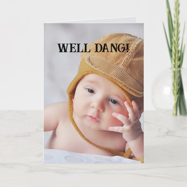 DE REMERCIEMENTS BATTU DANG CARTE D'ANNIVERSAIRE (Devant)