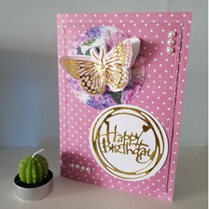 De Remerciements Belle carte d'anniversaire, pour amis et famille.