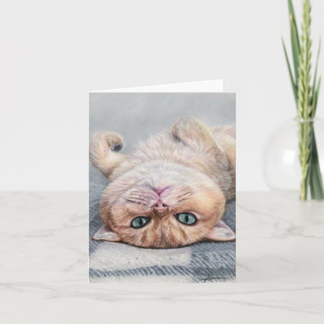 De Remerciements Biscuit plié carte pour notes 4"x5.6" (Devant)