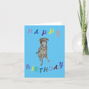 De Remerciements Bonne carte blanche d'anniversaire