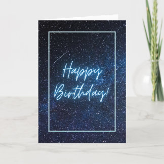 De Remerciements Bonne carte d'anniversaire pliée