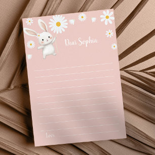De Remerciements Bunny Daisy Anniversaire Note Heure Capsule Carte