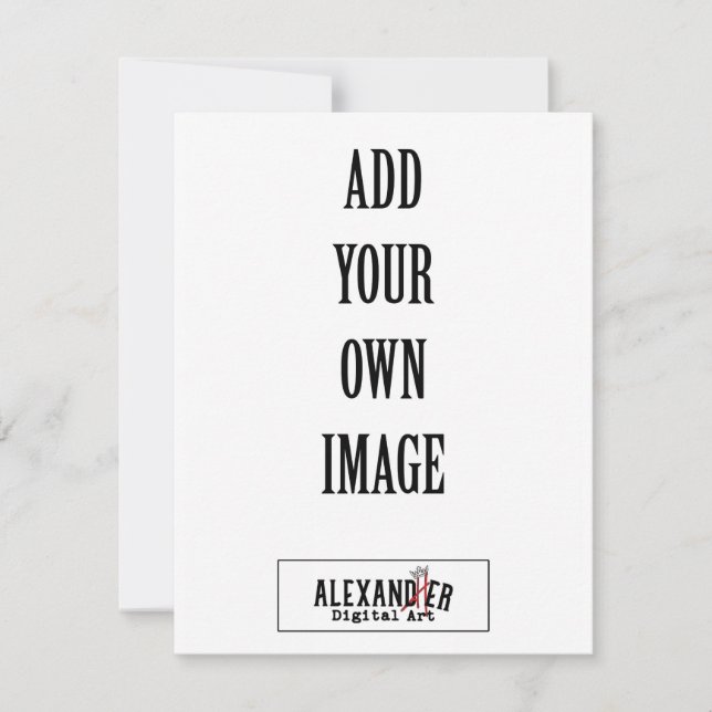 De Remerciements Carte A2 verticale A2 4,25 x 5,5 pouces (Devant)