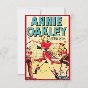 De Remerciements Carte à notes "Annie Oakley"