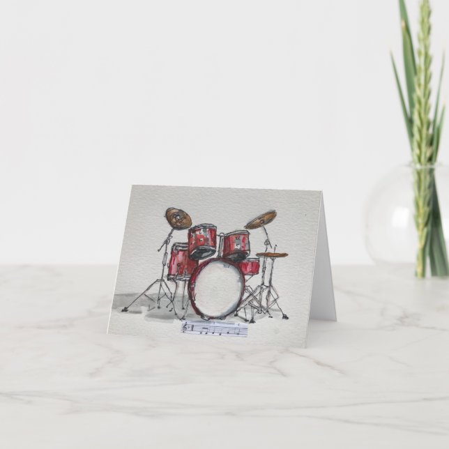 De Remerciements Carte Anniversaire Beat Anniversaire (Devant)