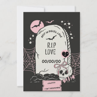 De Remerciements Carte anti-Saint-Valentin drôle et funeste R.I.P. 