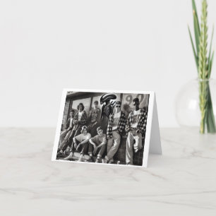 De Remerciements carte avec un alien