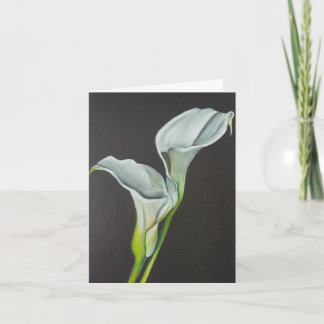 De Remerciements Carte Calla Lily