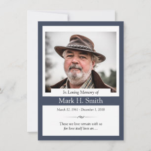 De Remerciements Carte commémorative