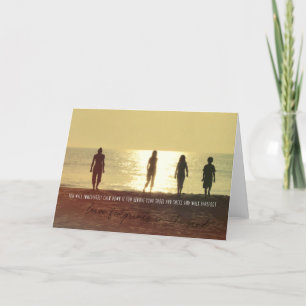 De Remerciements Carte d'accueil SLEVER STROLL
