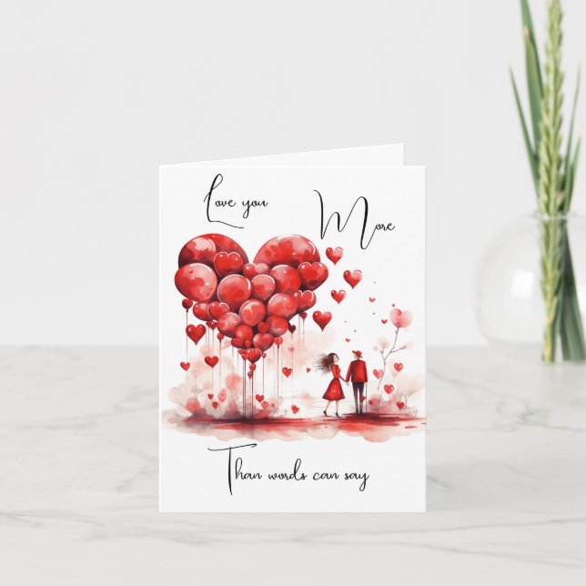 De Remerciements Carte d'amour (Devant)