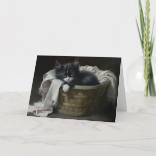 De Remerciements Carte d'angle confortable Kittens