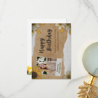 De Remerciements Carte d'anniversaire