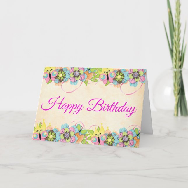 De Remerciements Carte d'anniversaire (Devant)