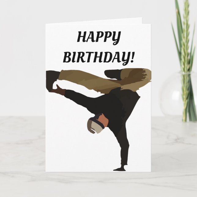 DE REMERCIEMENTS CARTE D'ANNIVERSAIRE DU PETIT-DÉJEUNER (Devant)