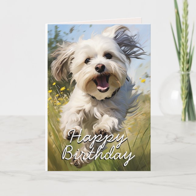 De Remerciements Carte d'anniversaire Havanaise personnalisée (Devant)