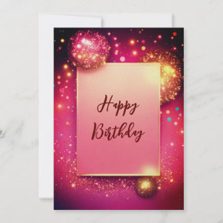 De Remerciements Carte d'anniversaire joyeuse et lumineuse.