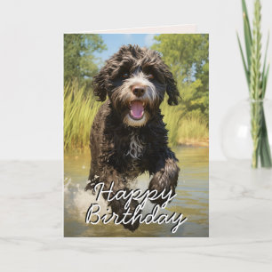 De Remerciements Carte d'anniversaire personnalisée avec un chien d