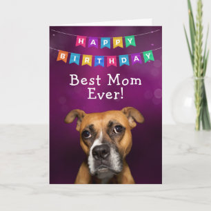 De Remerciements Carte d'anniversaire personnalisée Meilleure maman