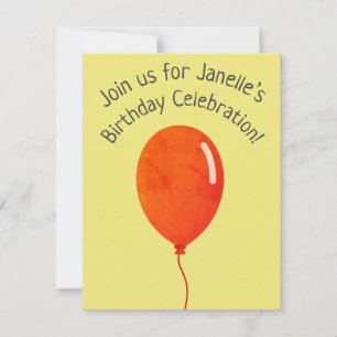 De Remerciements Carte d'anniversaire plate