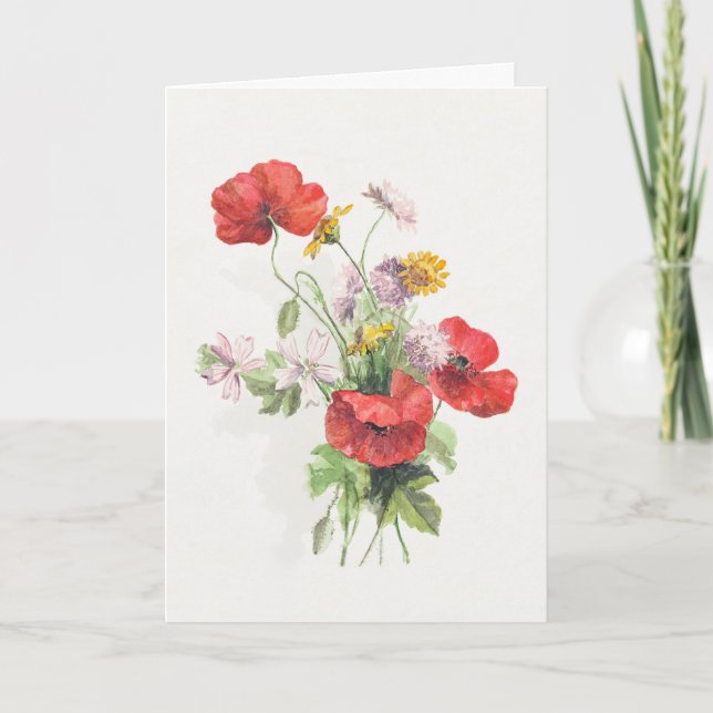 De Remerciements Carte d'anniversaire pliée (Devant)