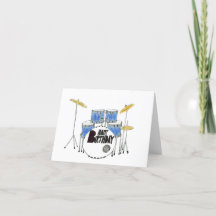 Carte d'anniversaire Rock