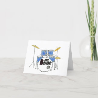 De Remerciements Carte d'anniversaire Rock