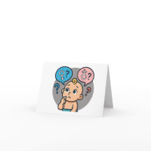 Carte d'enquête sur le nom du baby shower