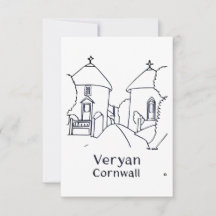 Carte des Veryan Roundhouses