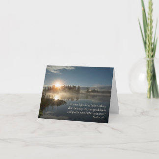 De Remerciements Carte Fais Briller Ta Lumière