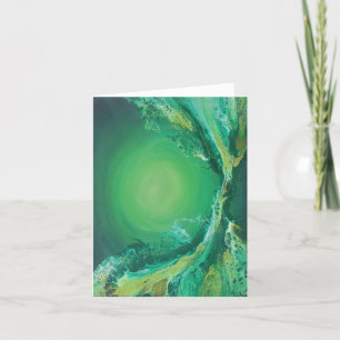 De Remerciements carte fixe à imprimer peinte à la main