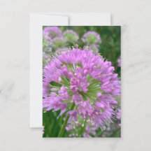 Carte "Fleur lavande légère" en Z