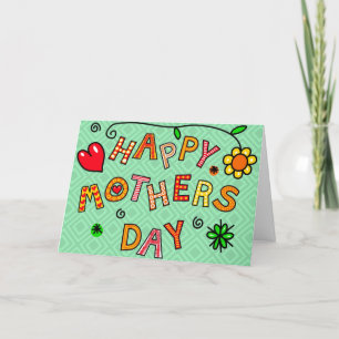 De Remerciements Carte Fun Happy Mother's Day Card