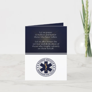 De Remerciements Carte H.O.N.O.R