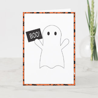 De Remerciements Carte Halloween Ghost