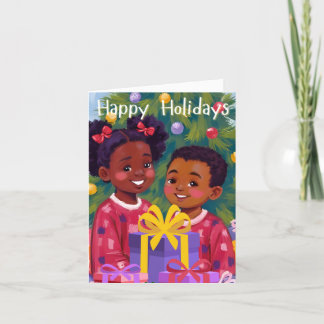 De Remerciements Carte Holiday Cuties par Alicia McDaniel Fine Art
