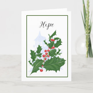 De Remerciements Carte Holly