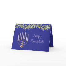 carte menorah Hanoukka