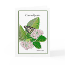 Carte Milkweed & Monarch
