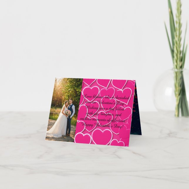 De Remerciements Carte Multi Photo Valentine's Day (Devant)