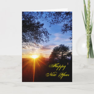De Remerciements Carte NEW YEAR WELCOME 2021