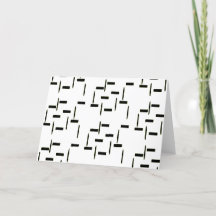 Carte Noir et Blanc contemporaine