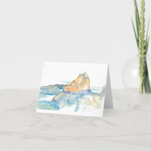 De Remerciements Carte Ocean Rocks