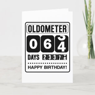 De Remerciements Carte Oldometer 64e anniversaire
