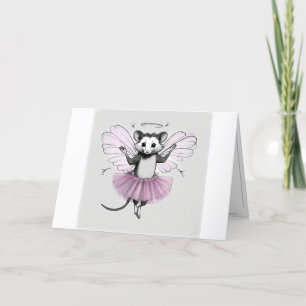 De Remerciements Carte Opossum Goe Fairy