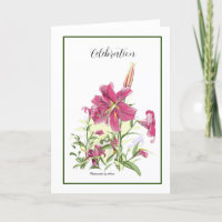 Carte Oriental Lily
