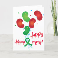 Carte personnalisable Joyeuse pour le rein