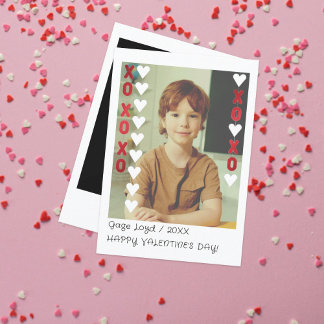 De Remerciements Carte photo instantanée pour enfants Saint-Valenti
